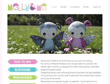 Tablet Screenshot of mellyandme.com